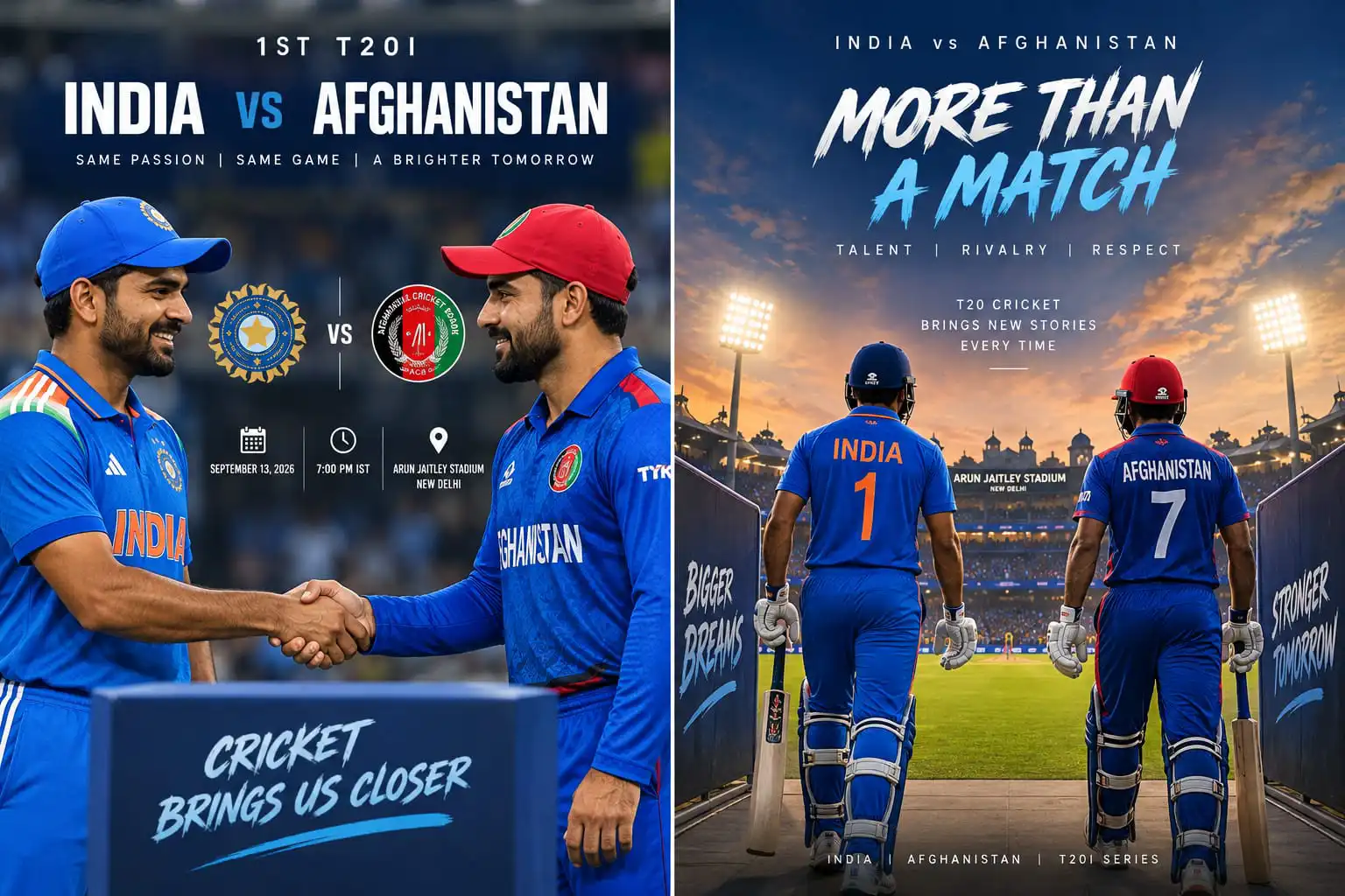 Cricket fans are in for an exciting evening as India take on Afghanistan in the first T20I of the three-match series today at the Arun Jaitley Stadium in New Delhi.