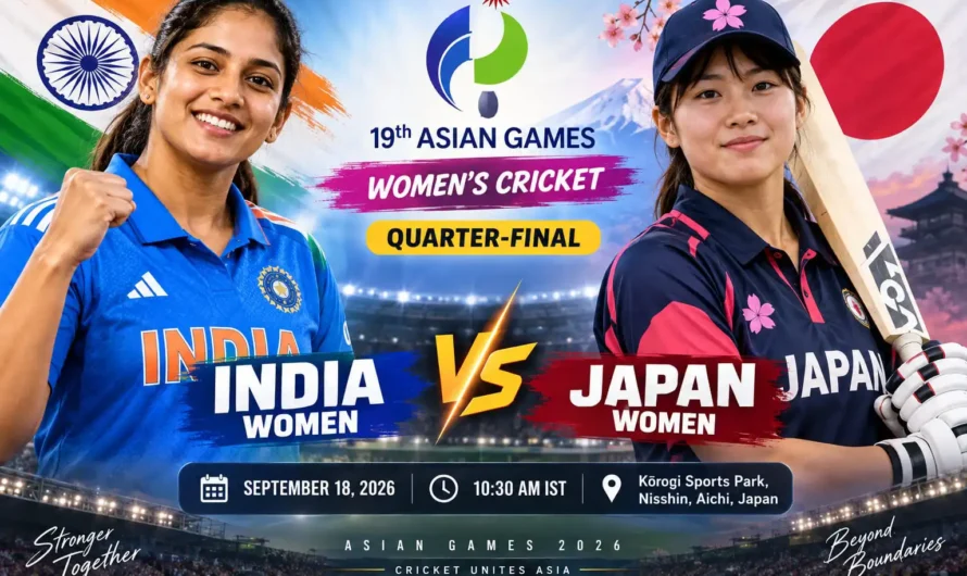 India Women vs Japan Women: Asian Games 2026 Cricket Quarter-Final Preview