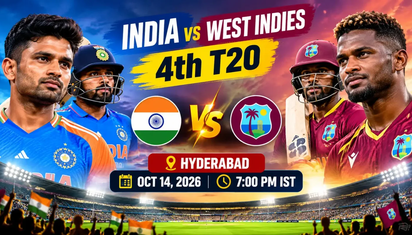 India vs West Indies 4th T20I