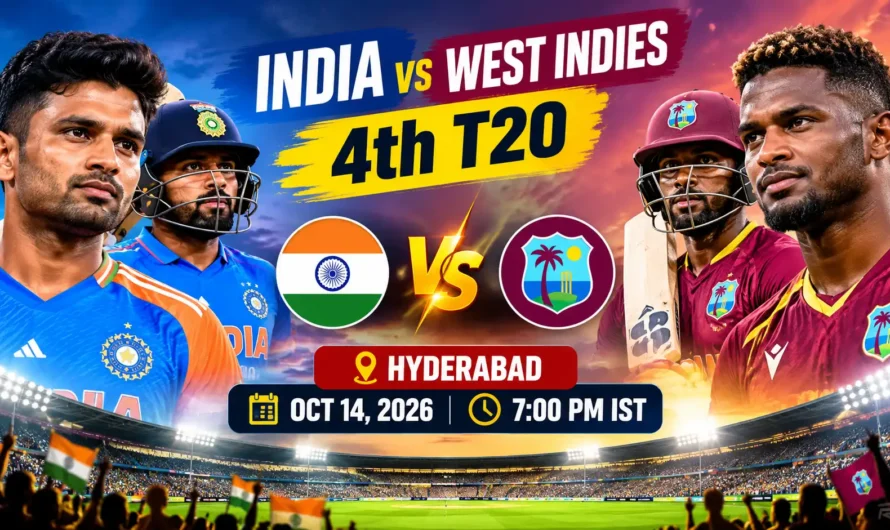 India vs West Indies 4th T20I: Preview, Series Score and Key Players